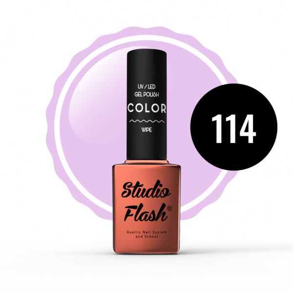 UV/LED Géllakk Color 114 - Holdfénylila - 12 ml - StudioFlash