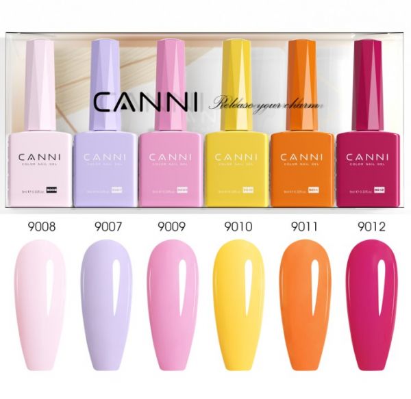 UV/LED Géllakk Szett No.2328. - 6db-os - Canni