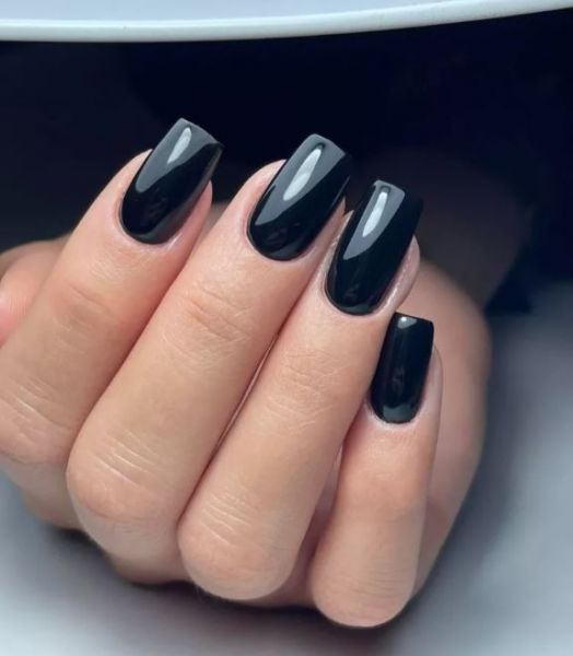 Nailgel - Ultra Black - 8ml - gél lakk - Intenzív fekete