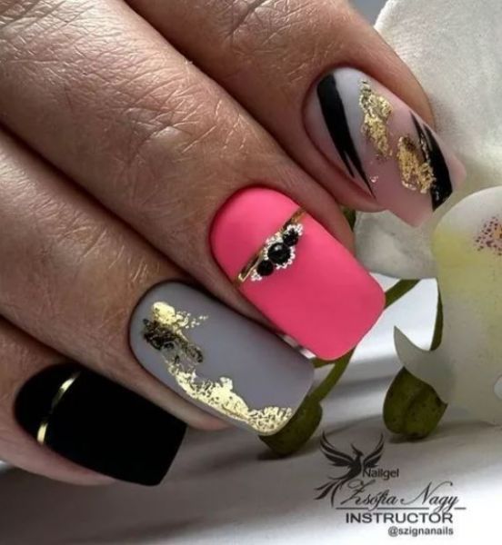 Nailgel - Ultra Black - 8ml - gél lakk - Intenzív fekete