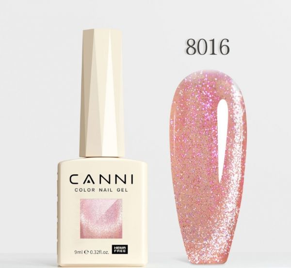 UV/LED Cat Eye Géllakk Color 8016 - 9 ml - Canni