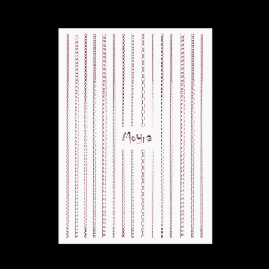 Körömdíszítő csíkok - Chain #03 Rose Gold