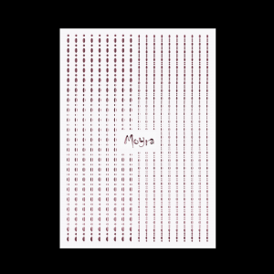 Körömdíszítő csíkok - Dots #03 Rosegold