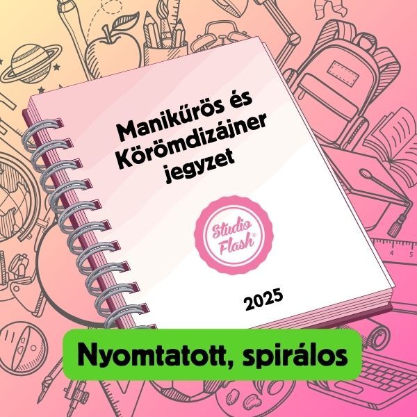 Kézápoló és Műkörömépítő Szakmai Jegyzet - spirálos
