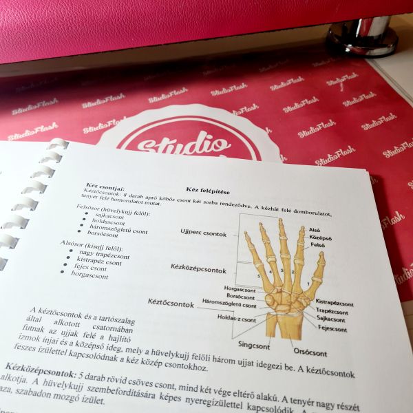 Kézápoló és Műkörömépítő Szakmai Jegyzet - spirálos