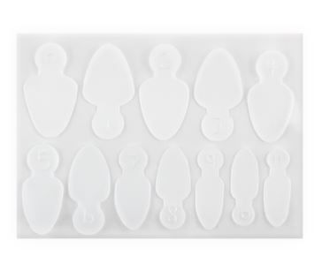 Szilikon Sablon - Reverse Tiphez (12 méret, 24 db) Szilikon Sablon - Reverse Tiphez (12 méret, 24 db)